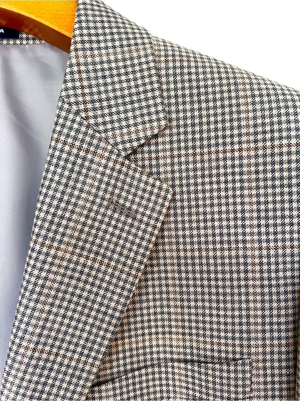 NWOT. Wool & Linen Men's Houndstooth Blazer